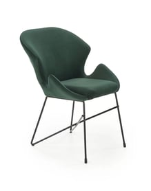 Scaun tapițat K458 - verde închis k458 Židle tmavý Zelený