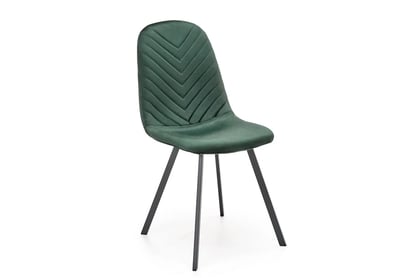 Scaun tapițat K462 - verde închis