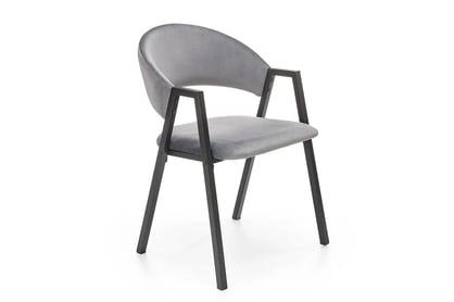 Scaun tapițat K473 - gri