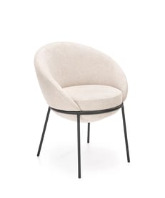 Scaun tapițat K482- bej