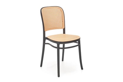 Scaun K483 natur/ negru