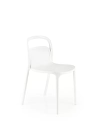 Scaune din plastic K490 - alb k490 Židle plastik Alb (1p=4szt)