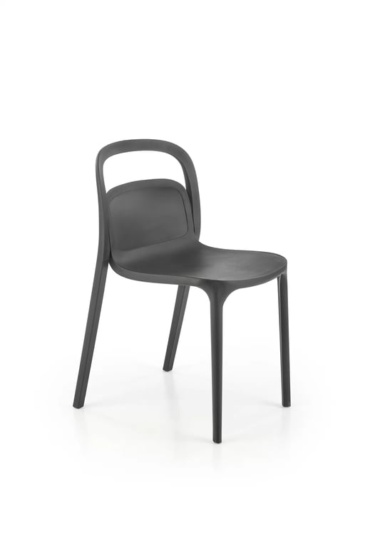 Scaune din plastic K490 Negru k490 Židle plastik negru(1p=4szt)