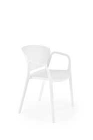 Scaune din plastic K491 alb k491 Židle plastik Alb (1p=4szt)