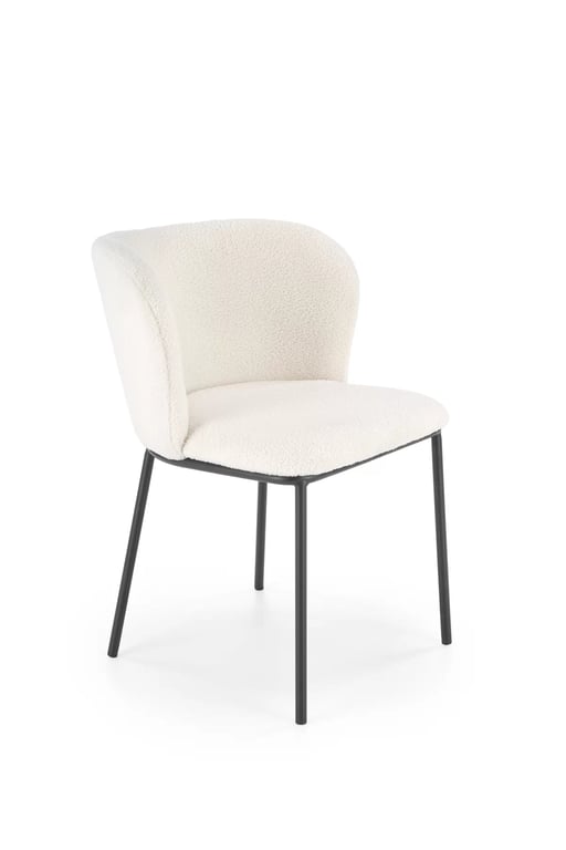Scaun tapițat K518 - crem/ negru k518 Židle, Krémový (1p=2szt)