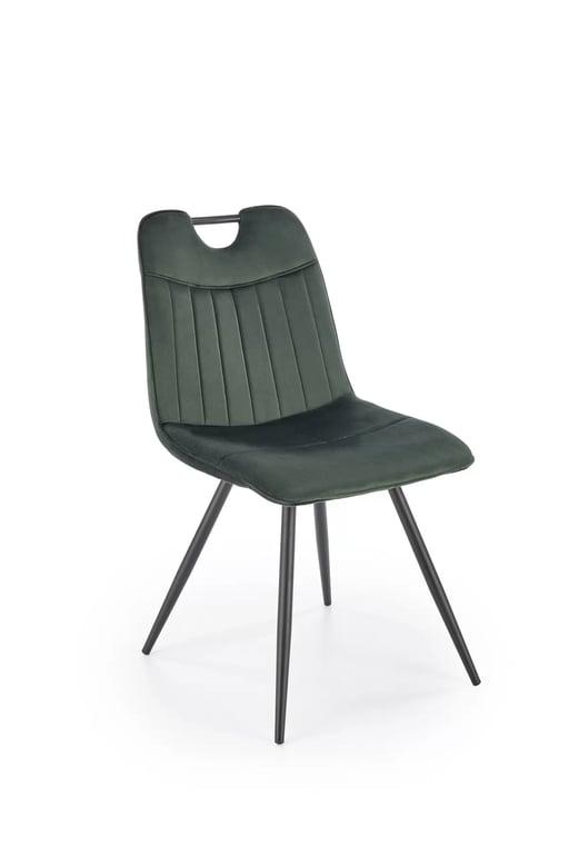 Scaun tapițat K521 - verde închis k521 Židle tmavý Zelený
