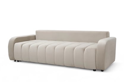 Kanapé Lapios z funkcja spania - bézs welwet Velluto 2 Beige Kanapé Lapios z funkcja spania - bézs welwet Velluto 2 Beige