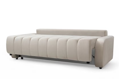 Kanapé Lapios z funkcja spania - bézs welwet Velluto 2 Beige Kanapé Lapios z funkcja spania - bézs welwet Velluto 2 Beige