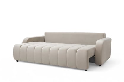 Kanapé Lapios z funkcja spania - bézs welwet Velluto 2 Beige Kanapé Lapios z funkcja spania - bézs welwet Velluto 2 Beige