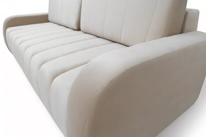 Kanapé Lapios z funkcja spania - bézs welwet Velluto 2 Beige Kanapé Lapios z funkcja spania - bézs welwet Velluto 2 Beige