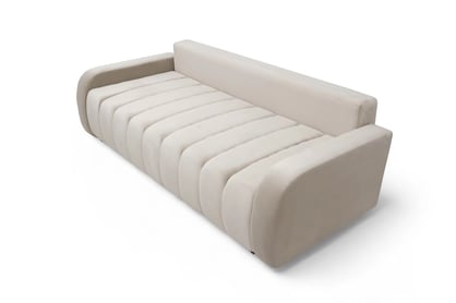 Kanapé Lapios z funkcja spania - bézs welwet Velluto 2 Beige Kanapé Lapios z funkcja spania - bézs welwet Velluto 2 Beige