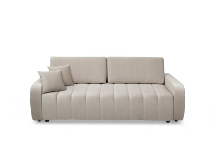 Kanapé Lapios z funkcja spania - bézs welwet Velluto 2 Beige Kanapé Lapios z funkcja spania - bézs welwet Velluto 2 Beige