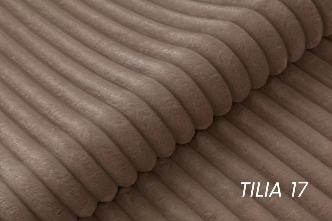Rozkladacia pohovka Solvero - béžový plyš Tilia 17 Pohovka Solvero s funkciou spánku - béžový plusz Tilia 17