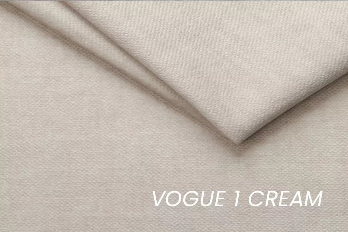 Dinel kinyitható kanapé - krém Vogue 1 Cream velúr - Korlátozott készlet Kinyitható kanapé Dinel - kremowy Velúr Vogue 1 Cream - Korlátozott ajánlat