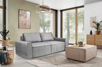 Canapea Flabio extensibilă - gri catifea Canapea extensibila Flabio - gri catifea Vogue 14 Silver