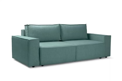 Canapea Flabio extensibilă - verde împletit Gemma 75