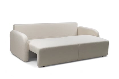 Canapea Limpik cu funcție de dormit - bej / bucle / Lambi 6 Canapea cu funcție de dormit Limpik - bez / boucle / Lambi 8