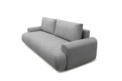 Canapea extensibilă Lotulis - gri țesătură hidrofobă Blur 18 Canapea z funkcja de dormit Lotulis - gri Produse tricotate hydrofobowa Blur 18