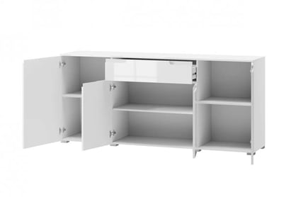 Komoda Alwa 36 se zásuvkami - 180 cm - bílý lesk Komoda Alwa 36 z szuflada 180 cm - Bílý lesk