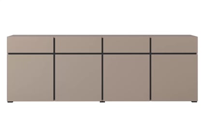 Komoda Gramon 225 cm se zásuvkami - congo / černá Komoda Cross 25 s zásuvkami 225 cm - congo / Černý