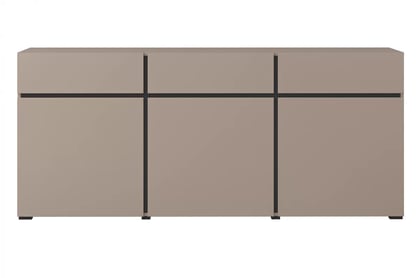 Komoda Gramon 180 cm se zásuvkami - congo / černá Komoda Cross 43 s zásuvkami 180 cm - congo / Černý