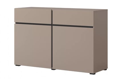 Komoda Gramon 119 cm se zásuvkami - congo / černá