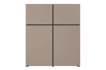 Komoda Gramon 119 cm - congo / černá Komoda Cross 76 - 119 cm - congo / Černý