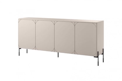 Sonatia négyajtós komód fiókkal 200 cm - kasmír