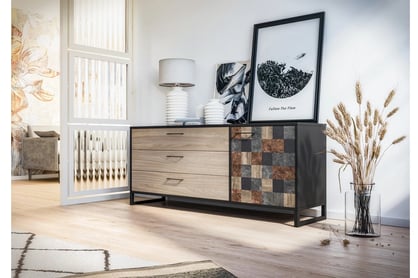 Komoda designerska Cotton Grafit - Omezená nabídka