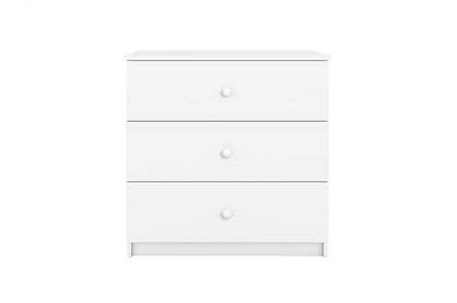 Comodă copii Bonzo 80 cm cu sertare - alb Comoda dziecieca Bonzo 80 cm - bialy