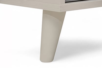 Comodă cu sertare Marla 90 cm - nisip deșert / palladium gri Comoda dziecieca Marla 90 cm cu sertare - piasek pustyni / gri pallad