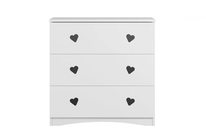 Comodă copii Pateri 80 cm - alb Comoda dziecieca Pateri 80 cm - bialy
