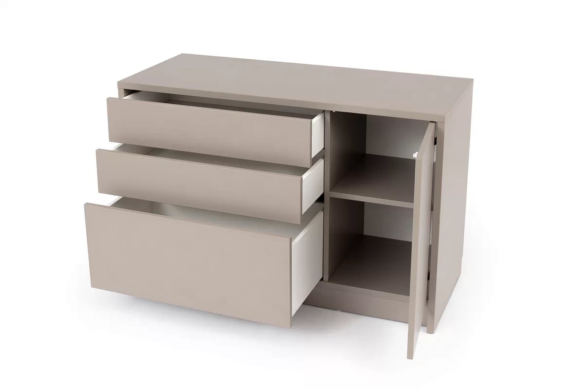 Comoda Genius 1D3S cu sertare 120 cm - congo / cașmir Comoda Genius 1D3S cu sertare 120 cm - congo / cașmir