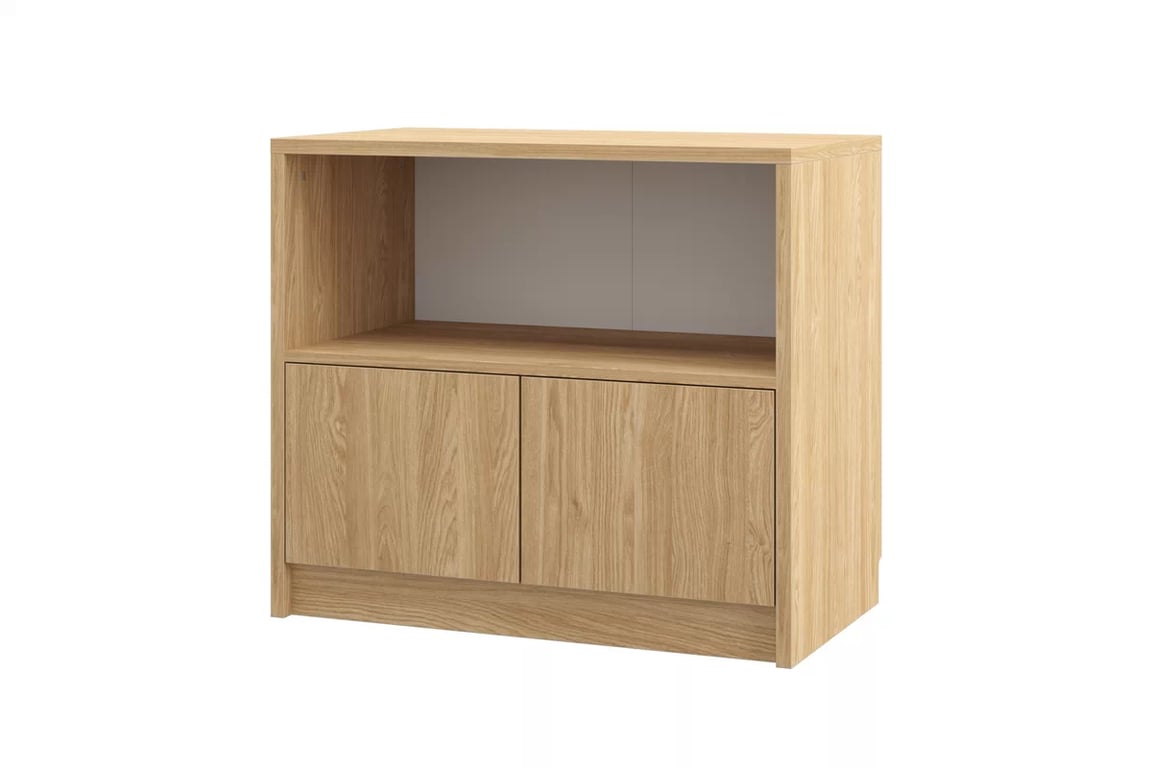 Comoda Genius 2D - 90 cm - stejar uleiat Comoda Genius 2D - 90 cm - stejar olejowany