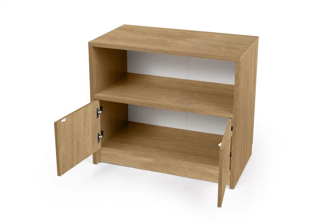Comoda Genius 2D - 90 cm - stejar uleiat Comoda Genius 2D - 90 cm - stejar olejowany
