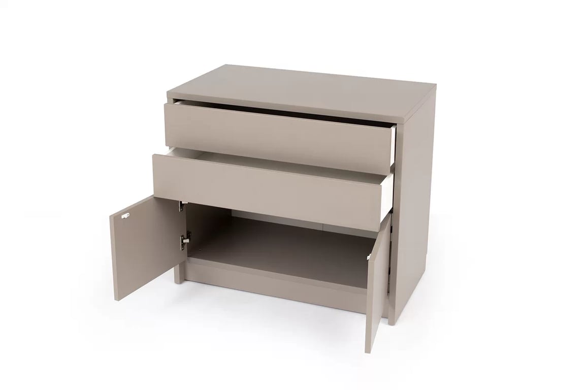 Comoda Genius 2D2S cu sertare 90 cm - congo / cașmir Comoda Genius 2D2S cu sertare 90 cm - congo / cașmir