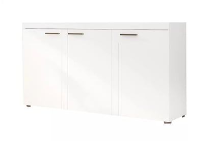 Comoda Luiza 3F - alb mat