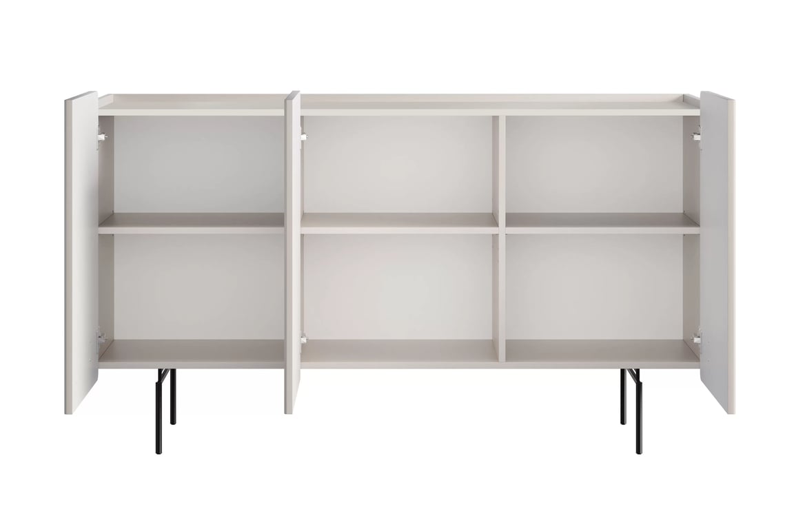 Malmi komód 150 cm - kasmír / fekete lábak Komod Malmi 150 cm - kasmír / fekete nozki