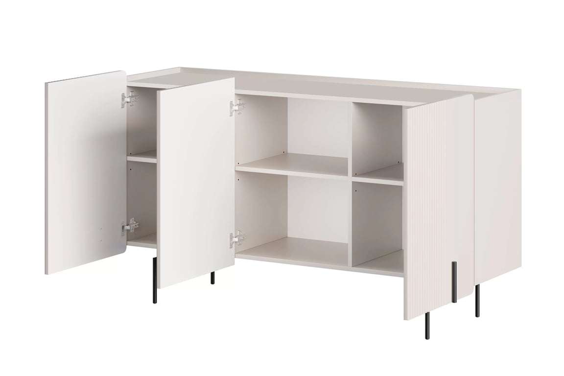 Malmi komód 150 cm - kasmír / fekete lábak Komod Malmi 150 cm - kasmír / fekete nozki