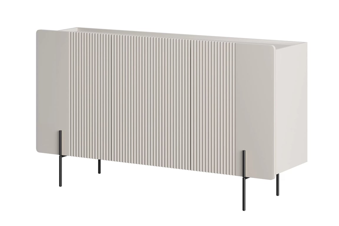 Malmi komód 150 cm - kasmír / fekete lábak Komod Malmi 150 cm - kasmír / fekete nozki