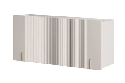 Comodă suspendată Malmi 150 cm cu trei uși - cașmir / crem/ elemente aurii