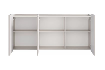 Malmi fali komód 150 cm - kasmír / fekete Komod Malmi 150 cm függő - kasmír / fekete