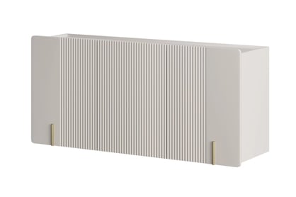 Závěsná komoda Malmi 150 cm - kašmírová / zlatá