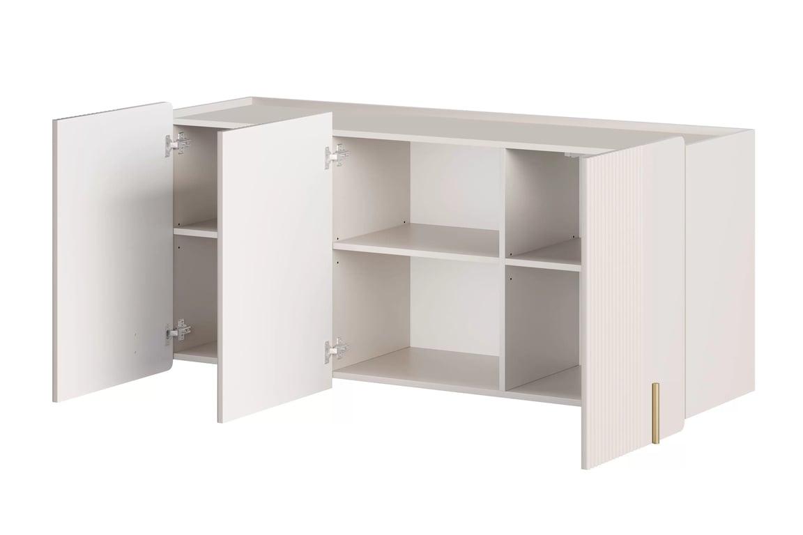 Malmi fali komód 150 cm - kasmír / arany Komod Malmi 150 cm függő - kasmír / aranysárga