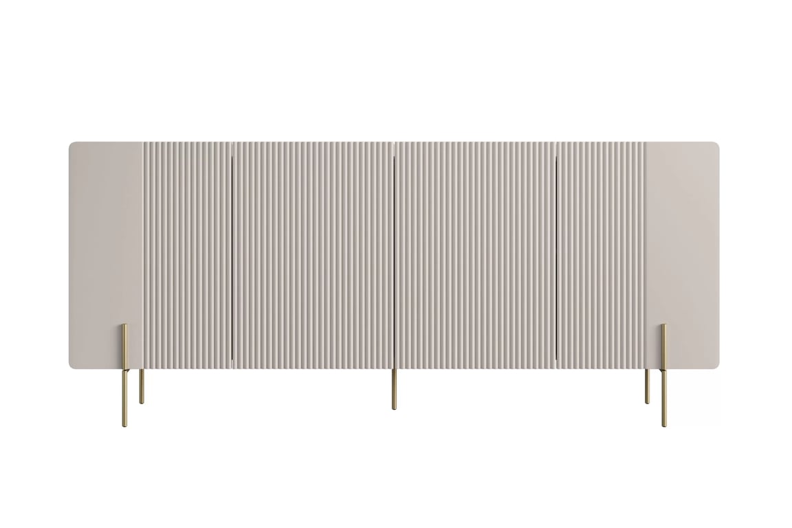 Malmi komód 200 cm - kasmír / arany lábak Komod Malmi 200 cm - kasmír / zlote nozki