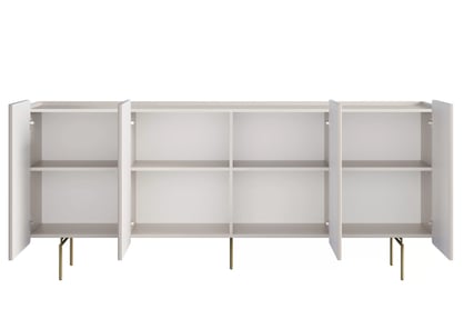 Malmi komód 200 cm - kasmír / arany lábak Komod Malmi 200 cm - kasmír / zlote nozki