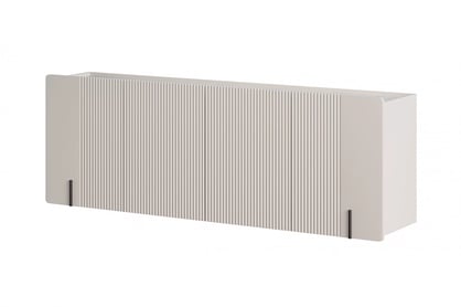 Malmi négyajtós függő komód - 200 cm - kasmír / krém bianca / fekete elemek