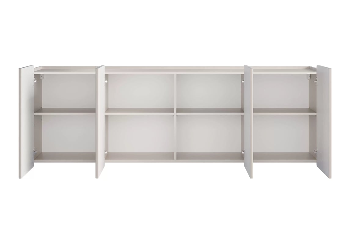 Malmi fali komód 200 cm - kasmír / arany Komod Malmi 200 cm függő - kasmír / aranysárga