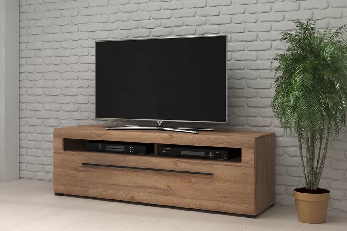 TV stolík Tulsa 40 - dub grandson - 160 cm TV skrinka do Komody