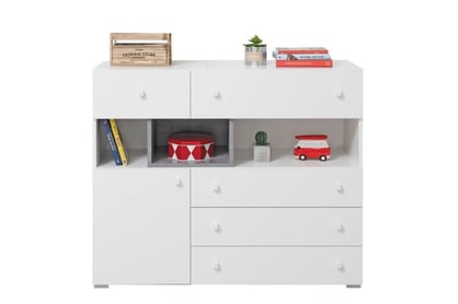 Comoda Sigma SI12 - alb lux / beton